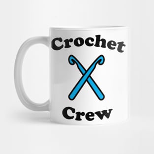 Crochet Crew Blue Hooks Funny Mug